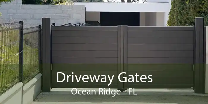 Driveway Gates Ocean Ridge - FL
