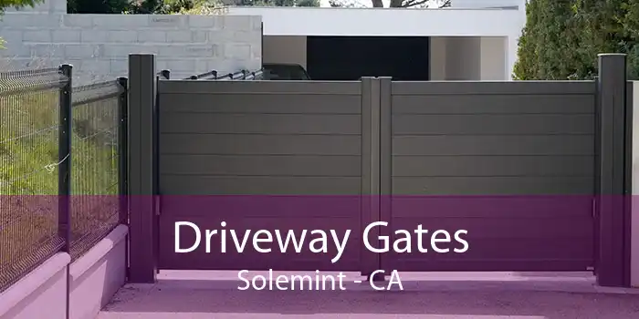 Driveway Gates Solemint - CA