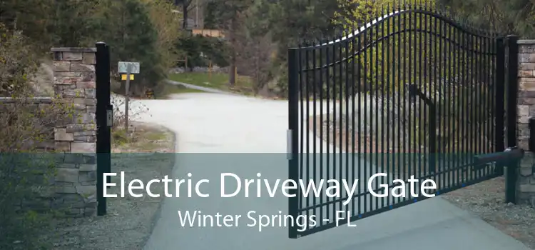 Electric Driveway Gate Winter Springs - FL