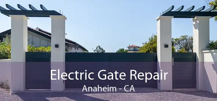 Electric Gate Repair Anaheim - CA