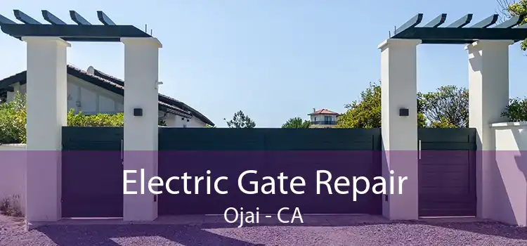 Electric Gate Repair Ojai - CA