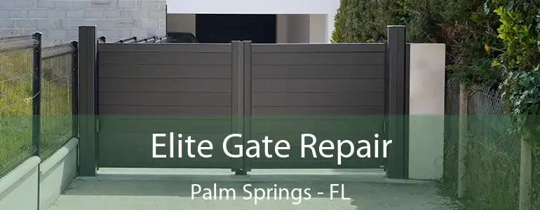  Elite Gate Repair Palm Springs - FL