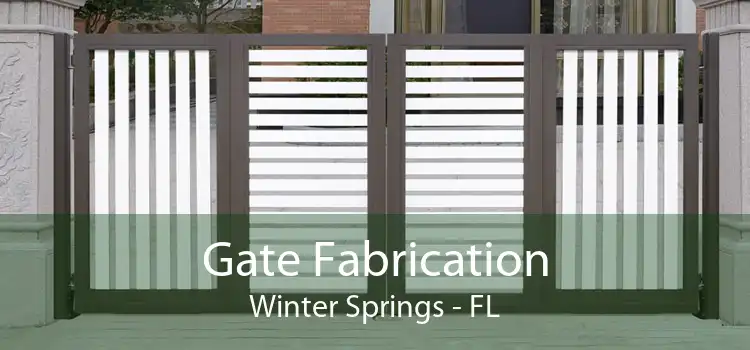 Gate Fabrication Winter Springs - FL