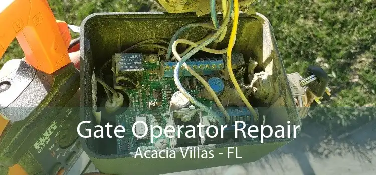 Gate Operator Repair Acacia Villas - FL