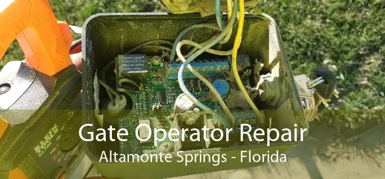 Gate Operator Repair Altamonte Springs - Florida