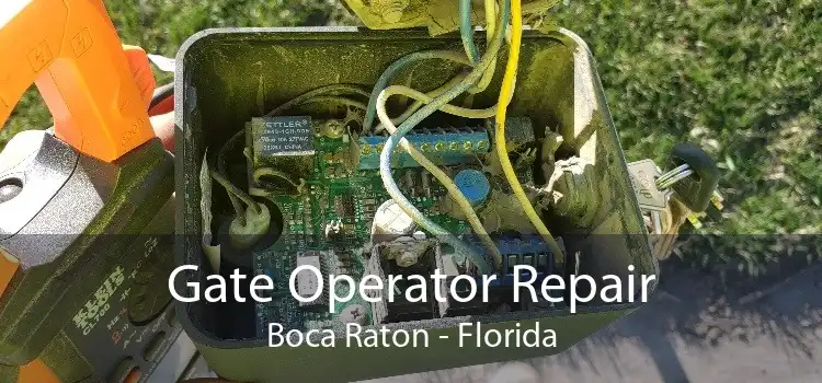Gate Operator Repair Boca Raton - Florida