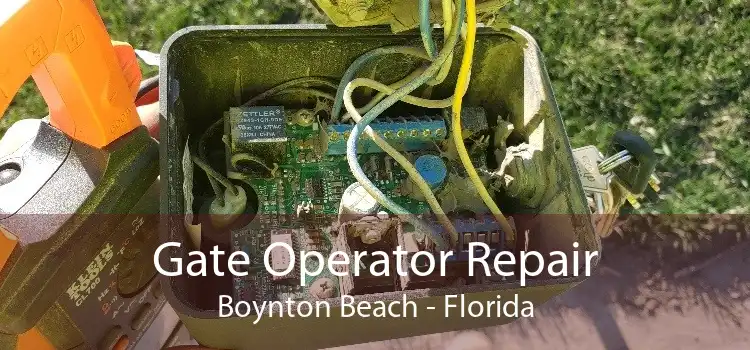Gate Operator Repair Boynton Beach - Florida