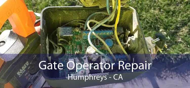 Gate Operator Repair Humphreys - CA