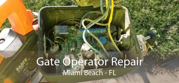 Gate Operator Repair Miami Beach - FL