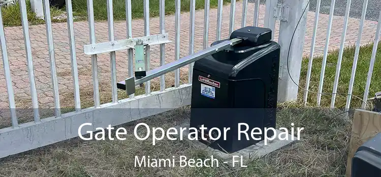  Gate Operator Repair Miami Beach - FL