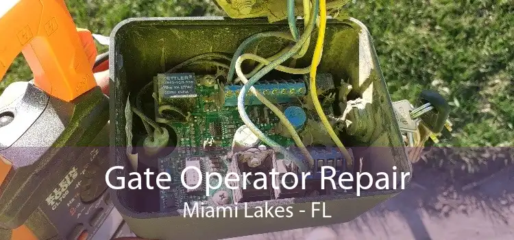 Gate Operator Repair Miami Lakes - FL