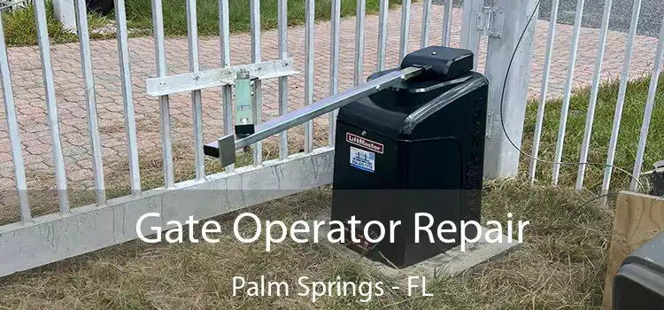  Gate Operator Repair Palm Springs - FL