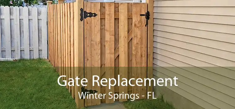 Gate Replacement Winter Springs - FL