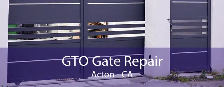 GTO Gate Repair Acton - CA