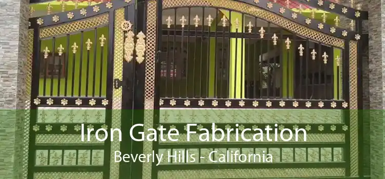 Iron Gate Fabrication Beverly Hills - California