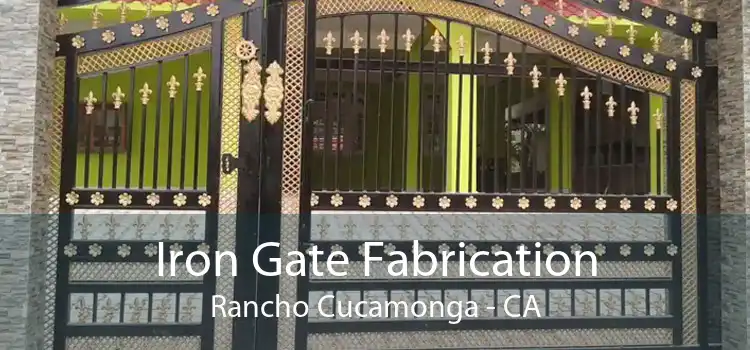 Iron Gate Fabrication Rancho Cucamonga - CA