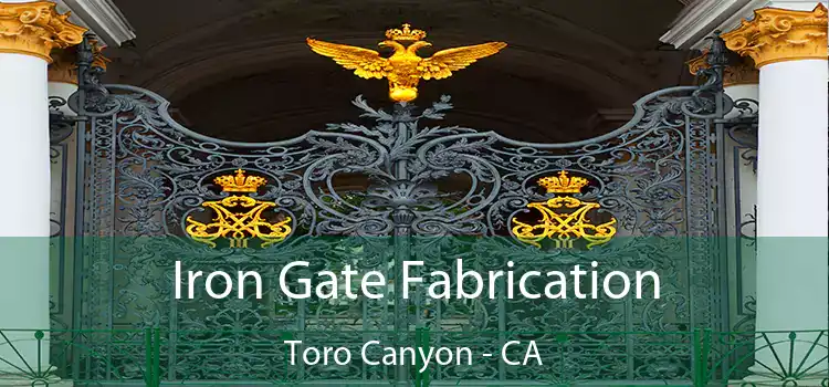  Iron Gate Fabrication Toro Canyon - CA