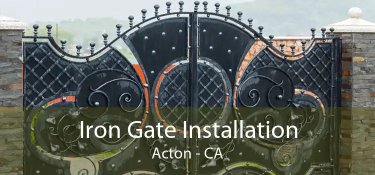 Iron Gate Installation Acton - CA