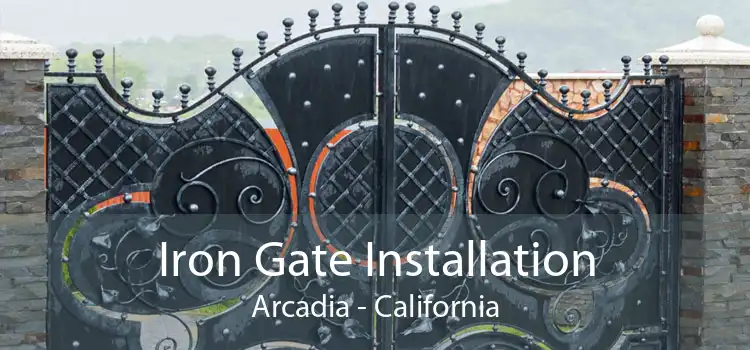 Iron Gate Installation Arcadia - California