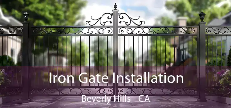 Iron Gate Installation Beverly Hills - CA