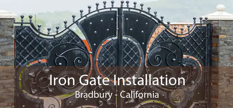 Iron Gate Installation Bradbury - California