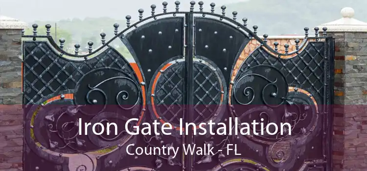 Iron Gate Installation Country Walk - FL
