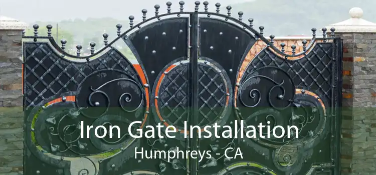 Iron Gate Installation Humphreys - CA