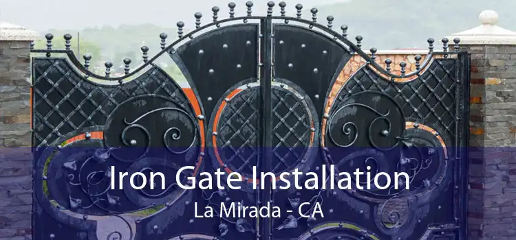 Iron Gate Installation La Mirada - CA