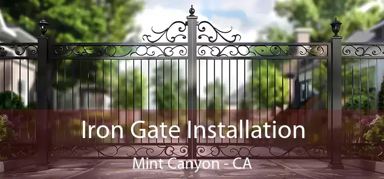 Iron Gate Installation Mint Canyon - CA