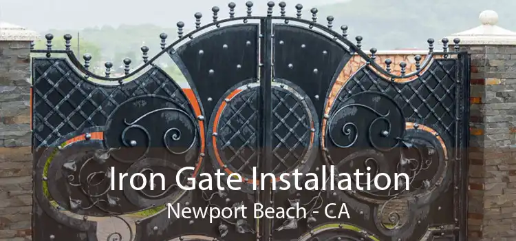 Iron Gate Installation Newport Beach - CA
