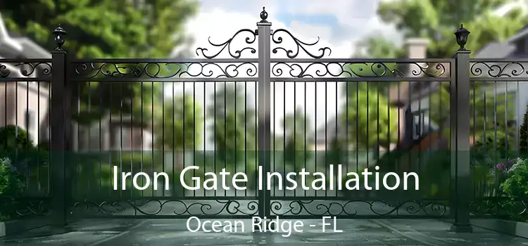 Iron Gate Installation Ocean Ridge - FL