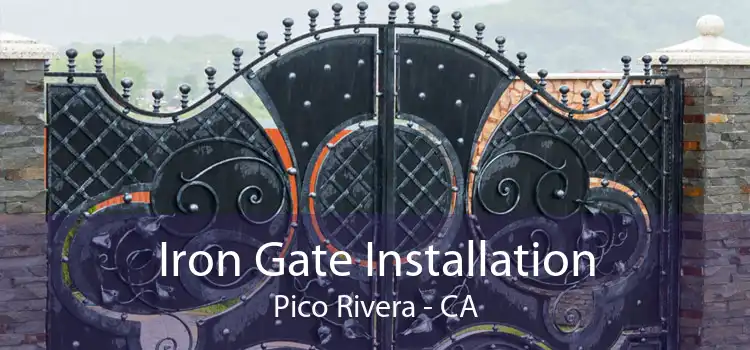 Iron Gate Installation Pico Rivera - CA
