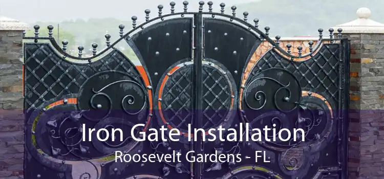 Iron Gate Installation Roosevelt Gardens - FL
