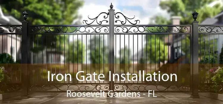 Iron Gate Installation Roosevelt Gardens - FL