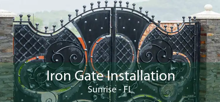 Iron Gate Installation Sunrise - FL
