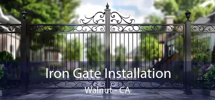 Iron Gate Installation Walnut - CA