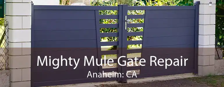 Mighty Mule Gate Repair Anaheim: CA