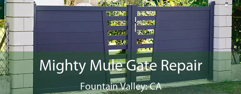 Mighty Mule Gate Repair Fountain Valley: CA