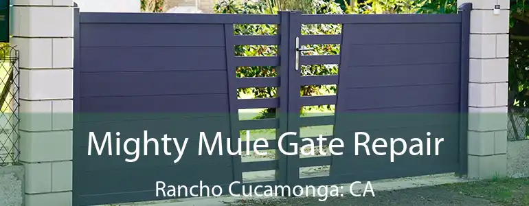 Mighty Mule Gate Repair Rancho Cucamonga: CA