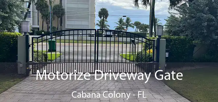 Motorize Driveway Gate Cabana Colony - FL