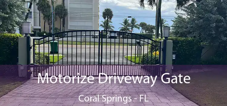 Motorize Driveway Gate Coral Springs - FL