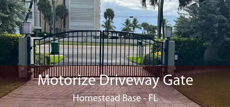 Motorize Driveway Gate Homestead Base - FL