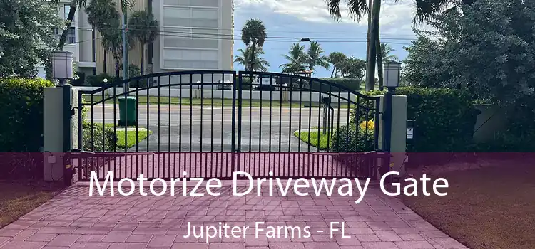 Motorize Driveway Gate Jupiter Farms - FL