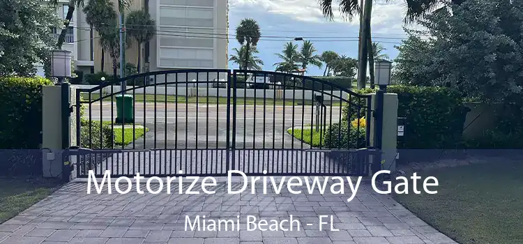 Motorize Driveway Gate Miami Beach - FL