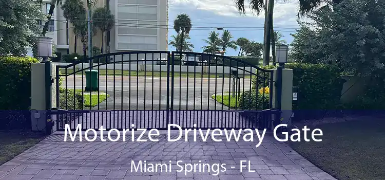 Motorize Driveway Gate Miami Springs - FL