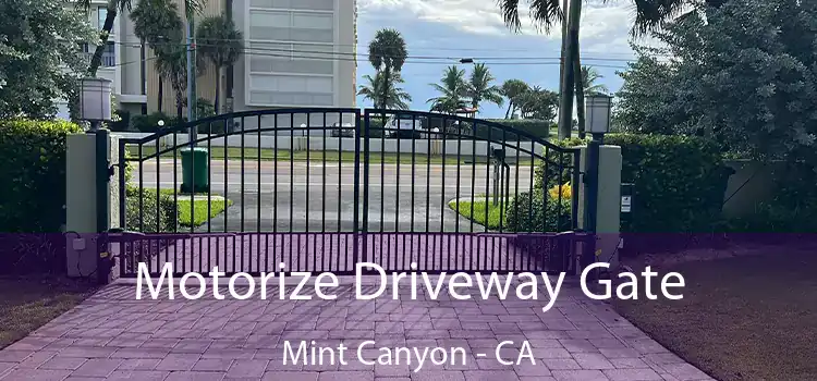 Motorize Driveway Gate Mint Canyon - CA