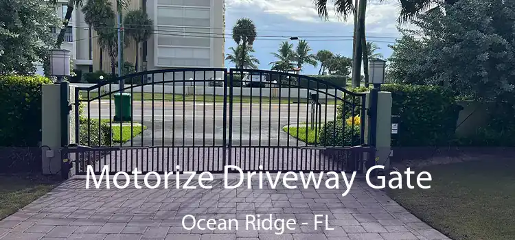  Motorize Driveway Gate Ocean Ridge - FL
