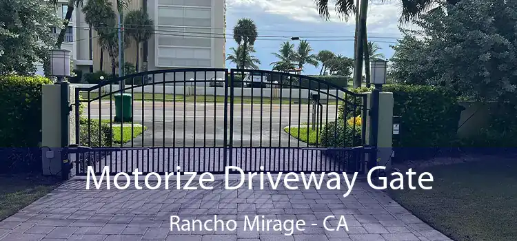  Motorize Driveway Gate Rancho Mirage - CA