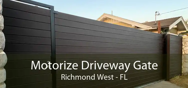 Motorize Driveway Gate Richmond West - FL