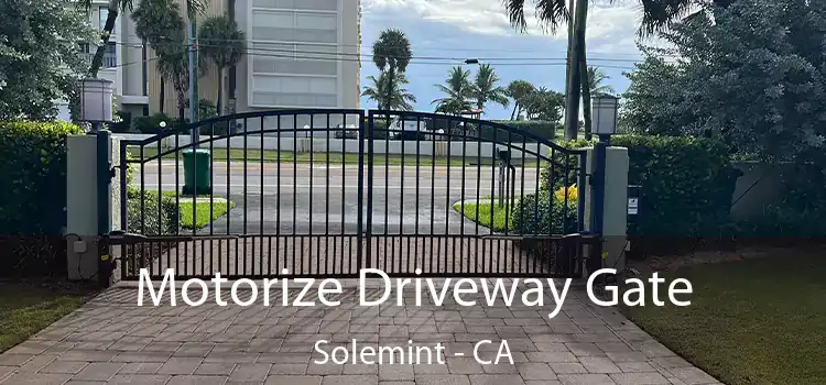 Motorize Driveway Gate Solemint - CA